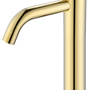 Boheme Stick Diamond Смеситель для раковины высота излива 20,6 см, без донного клапана, цвет: gold 122-GG