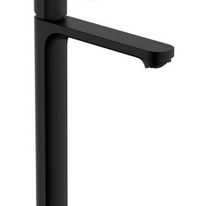 Hansgrohe Rebris S Смеситель для раковины, с донным клапаном, цвет: матовый черный 72580670