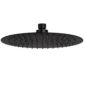 Remer Верхний душ 30 см, 1 режим, без кронштейна, цвет: nero opaco 357UFM30NOX