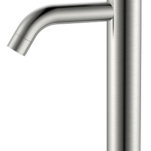 Boheme Stick Diamond Смеситель для раковины высота излива 20,6 см, без д/к, цвет: nickel brush 122-NB