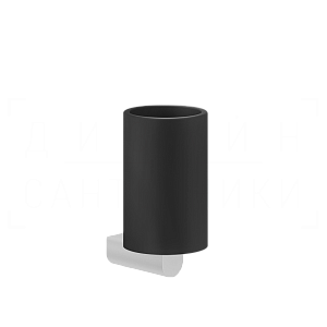 Gessi Rilievo Стакан подвесной, керамический Neolite, цвет: black/matte white 59508#279